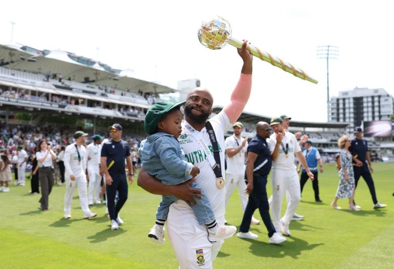 South Africa WTC Final Winning Celebration with Families