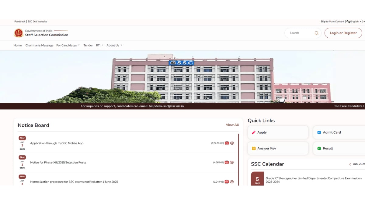 SSC Phase XIII Selection Post Recruitment 2025