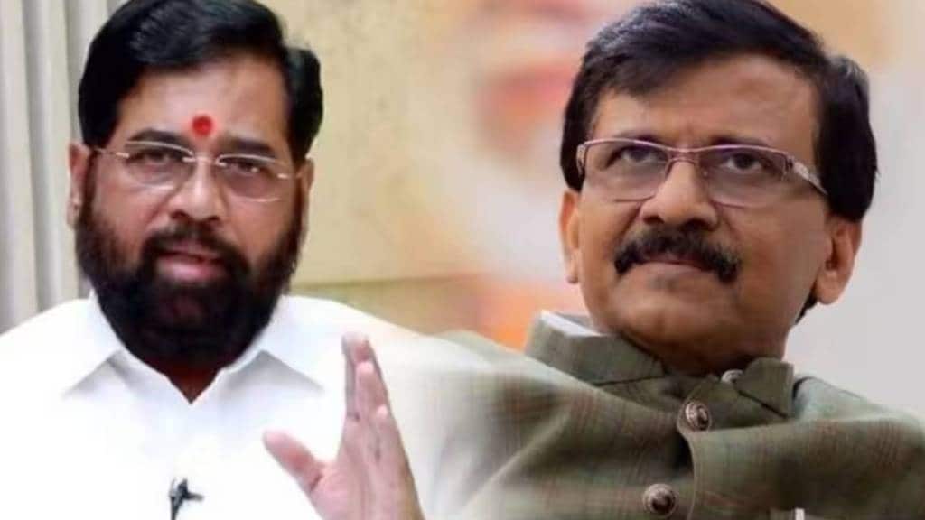 Eknath Shinde and Sanjay Raut