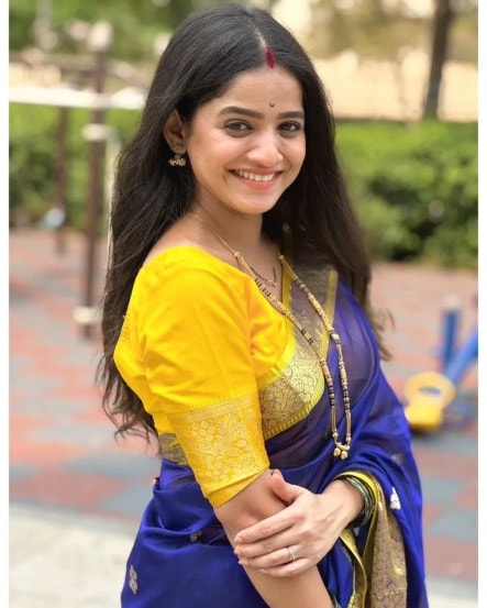 Sharayu Sonawane Saree Look