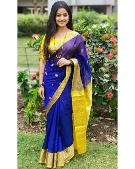 Sharayu Sonawane Saree Look