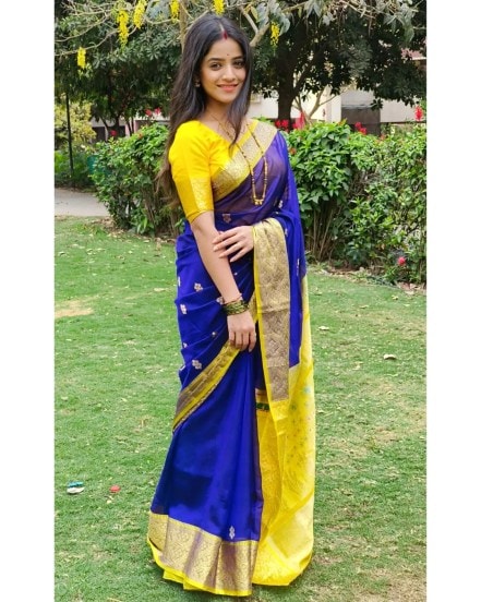 Sharayu Sonawane Saree Look