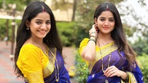 Photos: ‘पारू’ मालिकेतील शरयू सोनावणेचा निळ्या पेशवाई साडीत सुंदर लूक