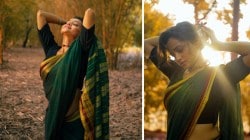 Photos: जंगलात ‘महाराष्ट्राची हास्यजत्रा’ फेम शिवाली परबचं हिरव्या साडीत फोटोशूट