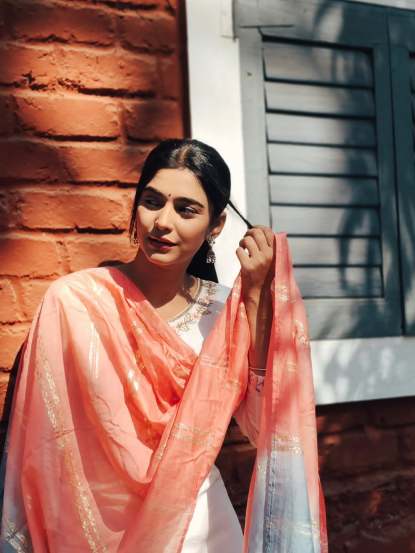 Shivani Mundhekar White Dress Look