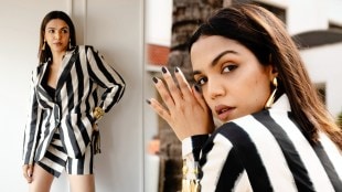 Shriya Pilgaonkar Black And White Suit