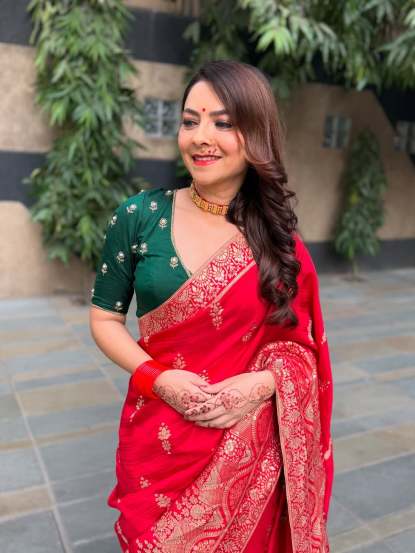 Sonalee kulkarni vat purnima 2025 look