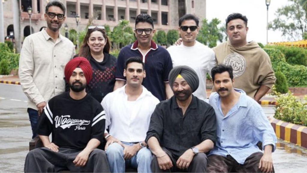 border 2 diljit dosanjh ahan shetty joins sunny deol varun dhawan on set in pune