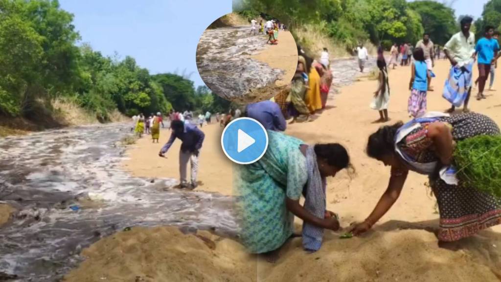 Tamil Nadu residents welcome Cauvery river