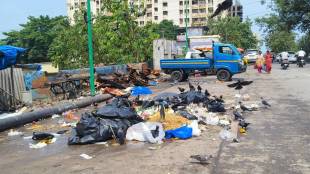 garbage piles in Thane city fearing health issues
