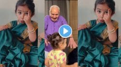 Trending News Live Updates: ‘बाई सुया घे गं दाभन घे’, गाण्यावर चिमुकलीचा सुंदर अभिनय अन् आजोबा-नातीचा भन्नाट डान्स, पाहा आजचे Viral Video