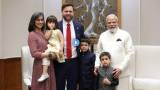 Usha vance india visit