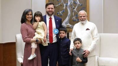 “मोदींची पांढरी दाढी अन् केस पाहून…”, अमेरिकेच्या उपाध्यक्षांच्या मुलांना काय भावलं?