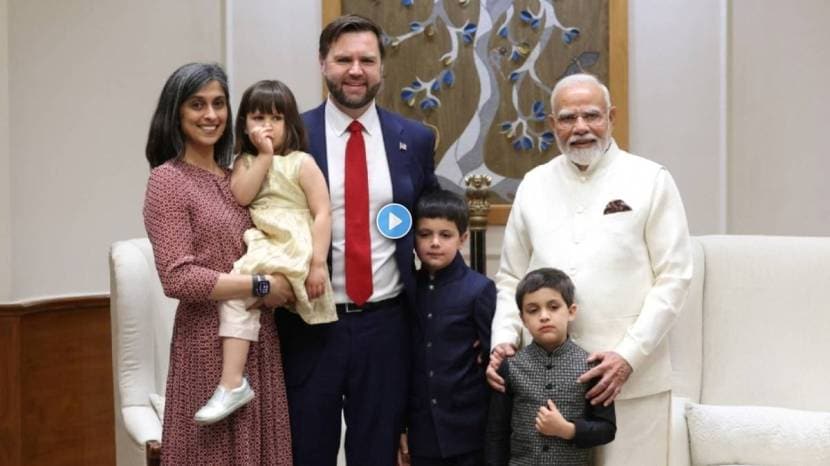Usha vance india visit