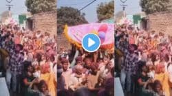 यमराजालाही कळेना काय चाललंय या गावात! अशी अंत्ययात्रा पाहिली नसेल, तिरडीवर फुगे, मागे डीजेचा ठेका, VIDEO पाहून हसावं की रडावं हे कळेना