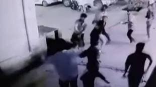 Washim two groups clashed over a minor issue police intervened