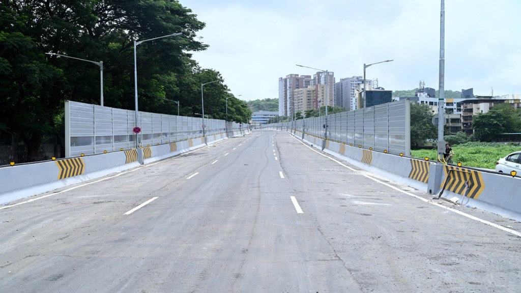 Three lanes Vikhroli bridge, mumbai municipal corporation , Vikhroli bridge, lack of divider for vehicles ,