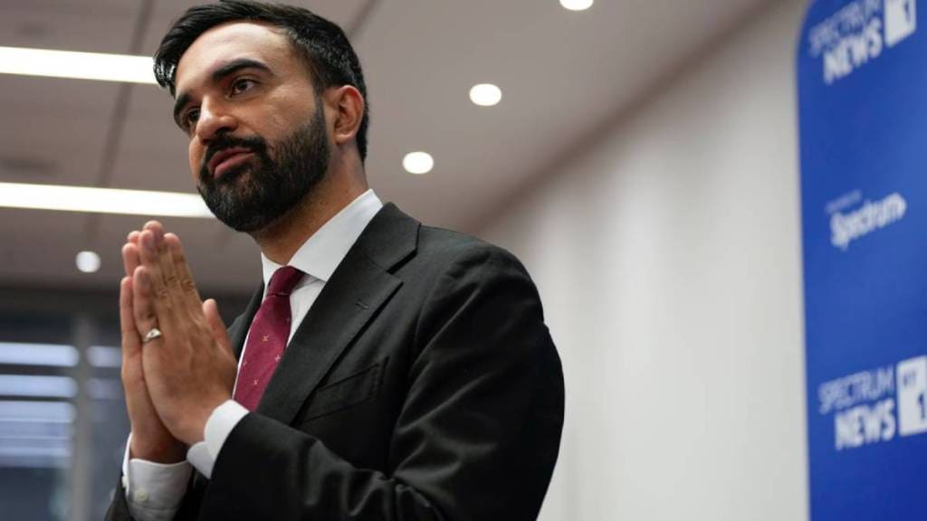 Zohran Mamdani Democratic candidate in New York Mayoral poll