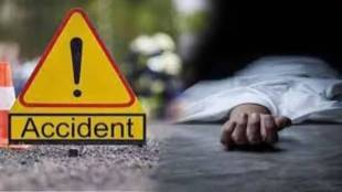 young man riding a bike died after being hit by a dumper in Pune Yerawada area pune print news