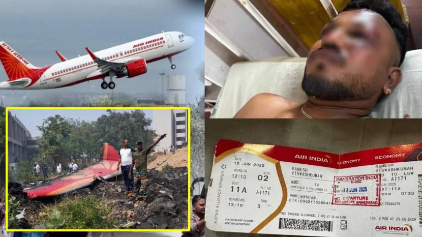 air india plane crash survivor Vishwas Kumar Ramesh