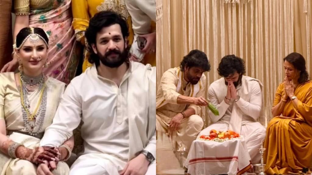 akhil akkineni zainab ravdjee wedding photos