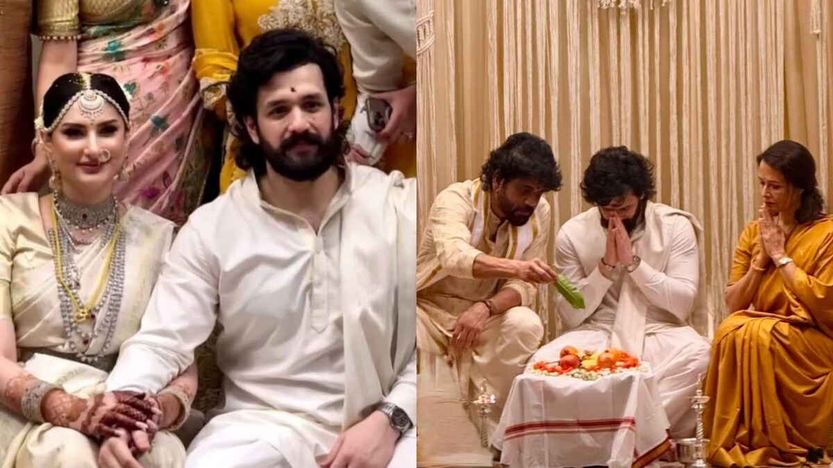 akhil akkineni zainab ravdjee wedding photos