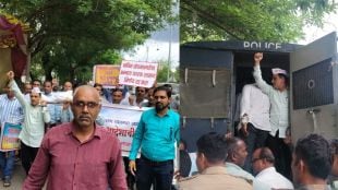 amravati prahar teachers Association hunger strike protest against government order