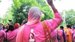 आशा सेविकांचे कामगार आयुक्त कार्यालयासमोर निदर्शने