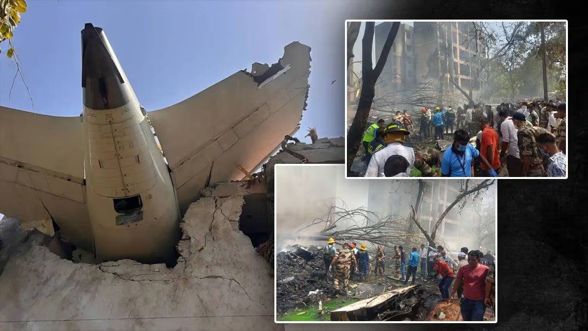 brave helper saved a toddler during the Ahmedabad tragedy akot akola
