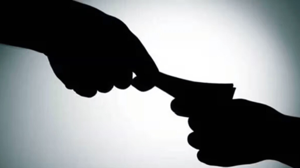 Naib Tehsildar demanded a bribe from the farmer.