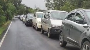 traffic jam on bahadoli Dahisar road