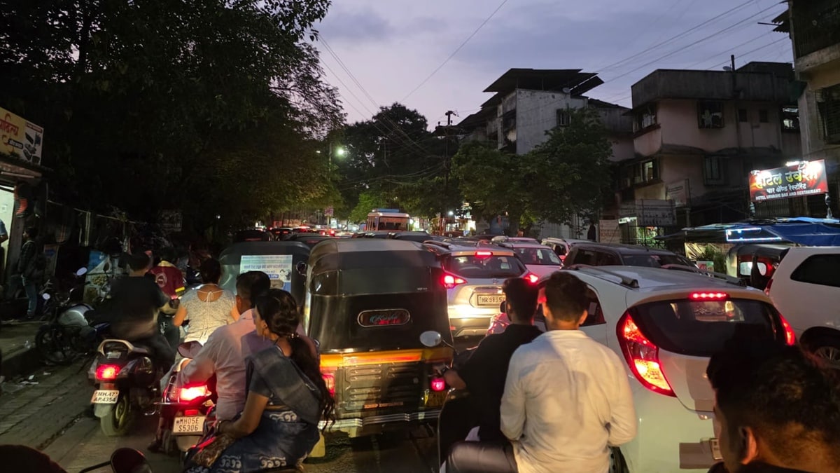 badlapur traffic jam,