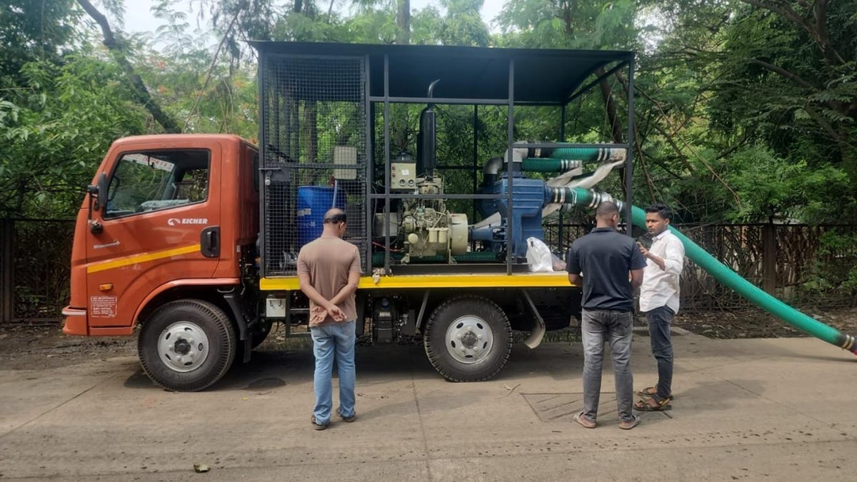 Mumbai water pumping pumps
