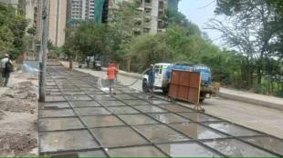 Road Concreting Work news in marathi