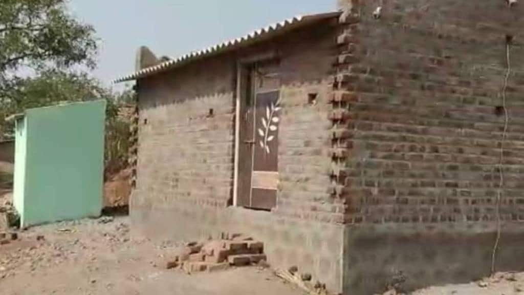 incomplete houses under housing scheme in Nandurbar