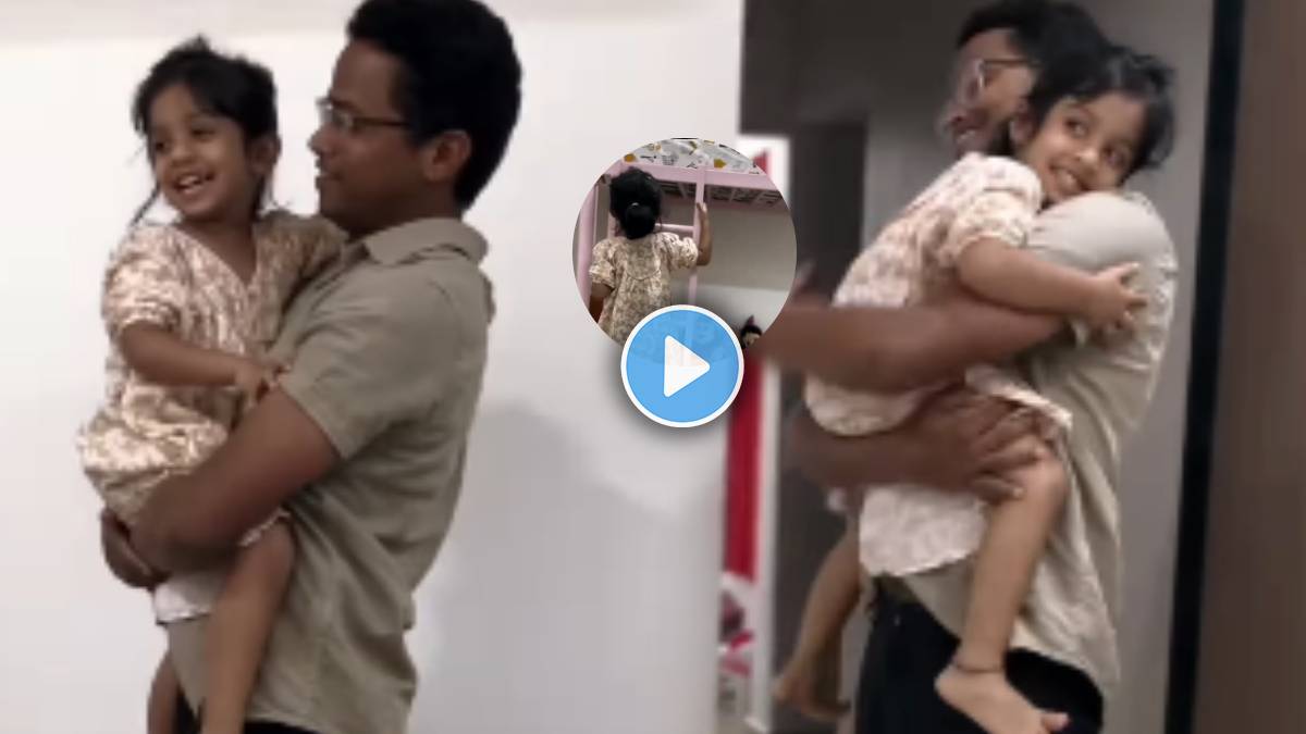 dad gifted dream doubled bed for daughter