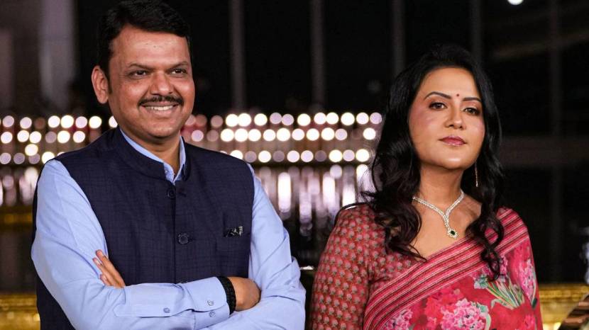 devendra fadnavis and wife amruta fadnavis