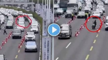 traffic police scooty guy funny video viral