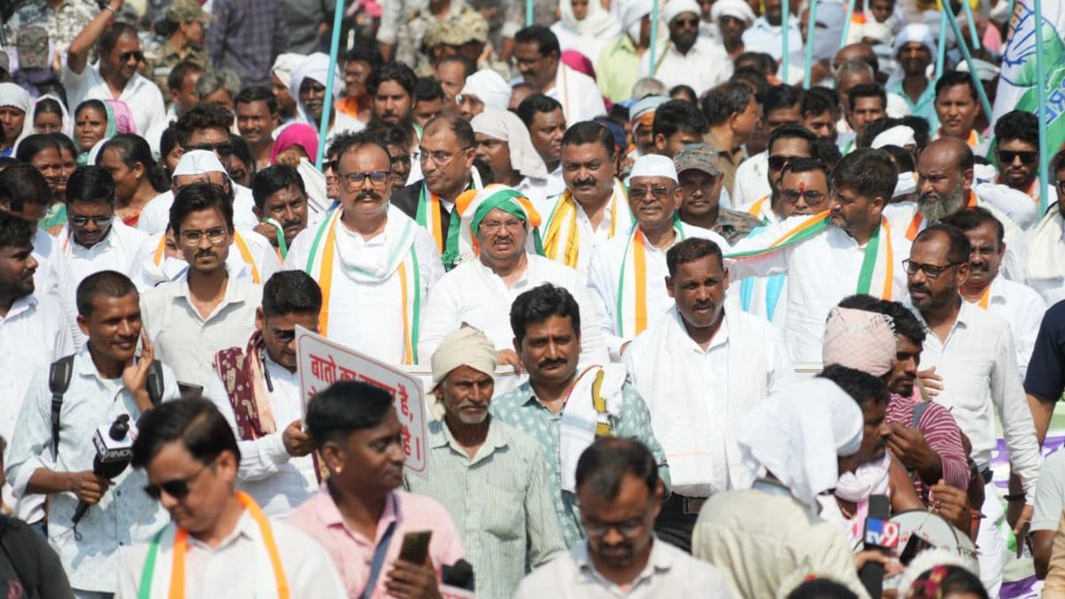 gadchiroli Congress Kisan Nyay Yatra Harshvardhan Sapkal speech Government fails to provide justice to farmers