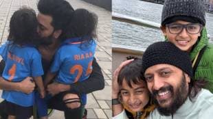 genelia shares special post for riteish deshmukh father day