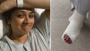 Girija Oak suffers serious leg injury actress shared a post on social media