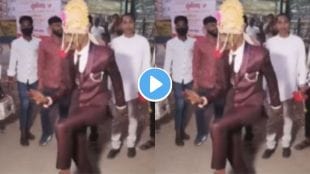 Indian wedding groom dance
