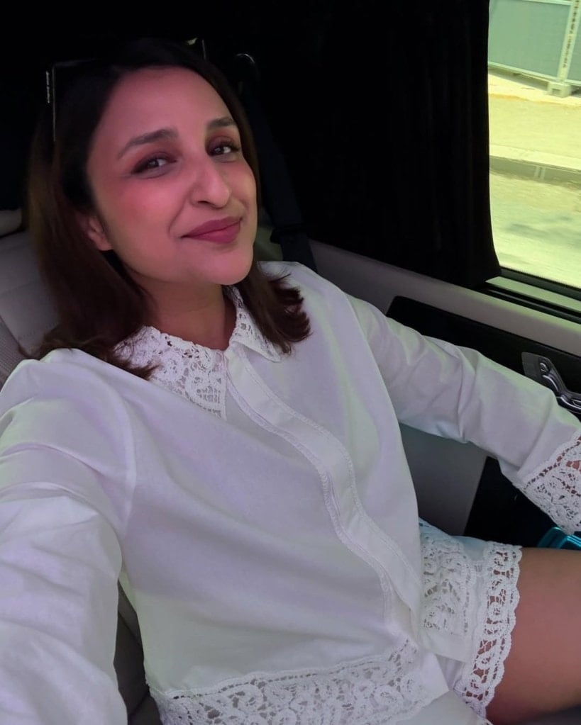 Parineeti Chopra Raghav Chadha Romance in Paris Latest Photos | Parineeti Chopra Raghav Chadha Paris Romance with French Open 2025 Final Match