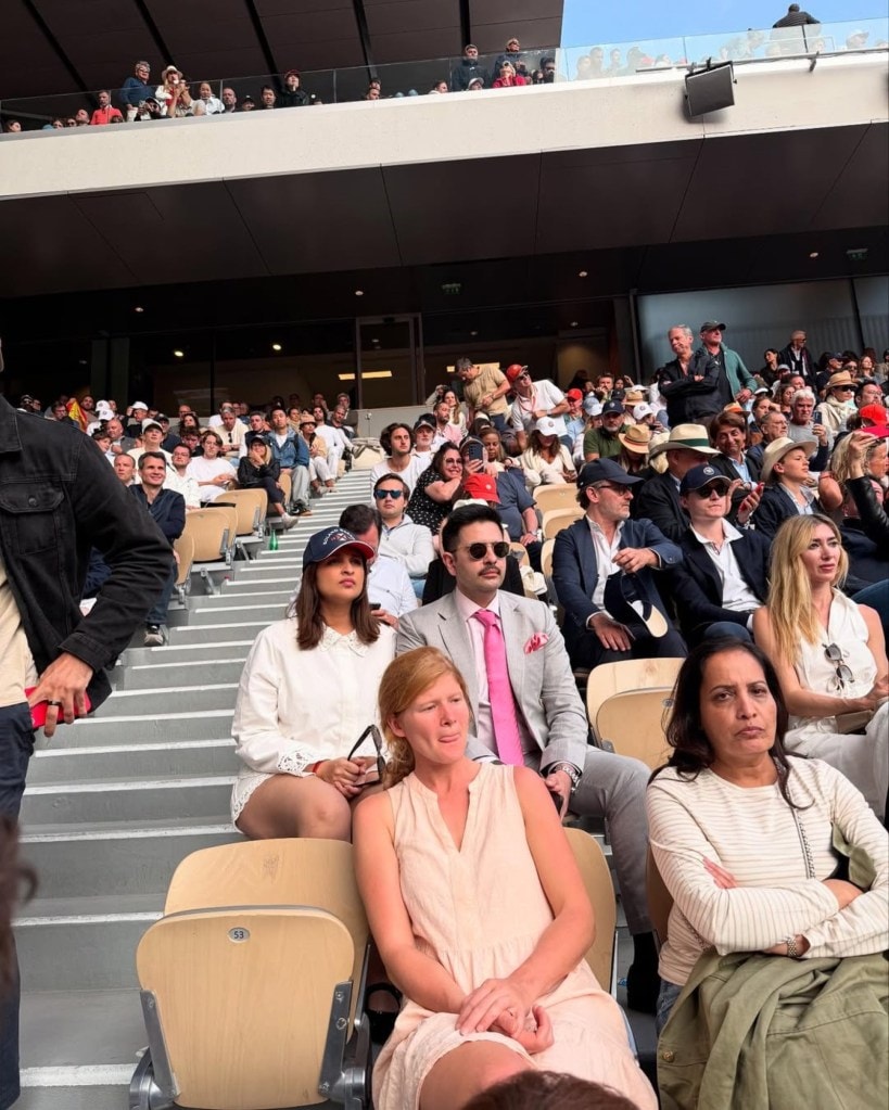 Parineeti Chopra Raghav Chadha Romance in Paris Latest Photos | Parineeti Chopra Raghav Chadha Paris Romance with French Open 2025 Final Match
