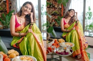 Photos : ‘घरो घरी मातीच्या चुली’ फेम रेश्मा शिंदेचा पारंपरिक अंदाज
