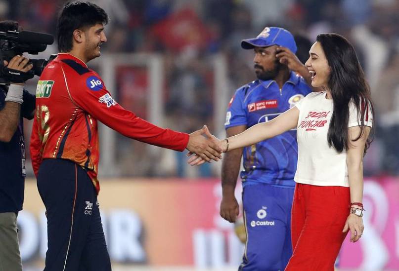 preity zinta after mi vs pbks match