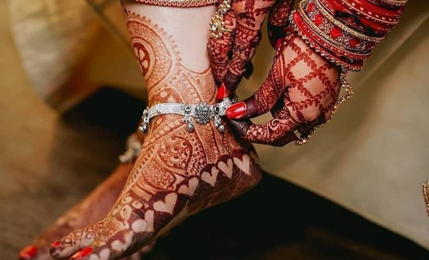 payal designs for bride