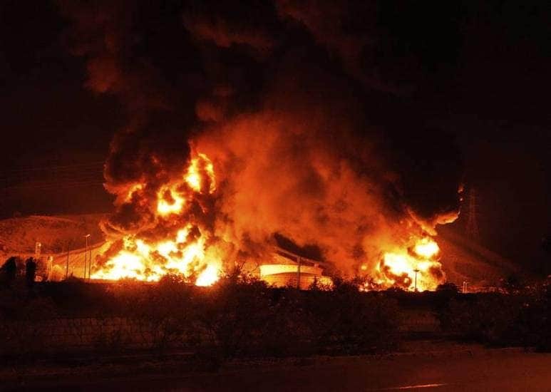 Iran's destruction scene