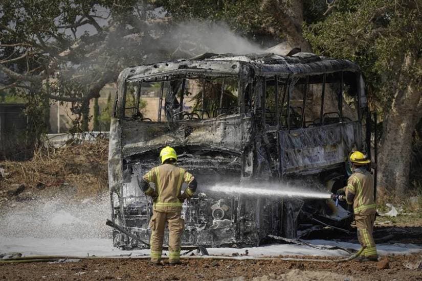 Israel Iran attack scenes