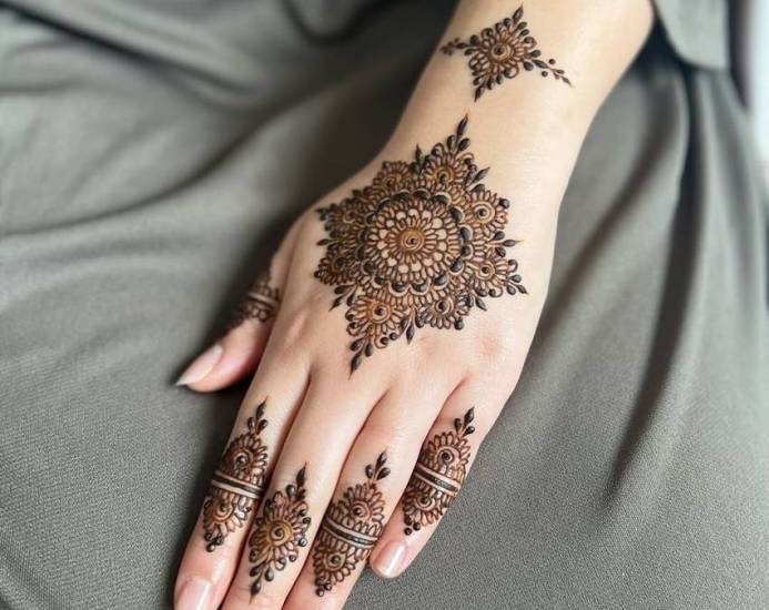 western mehndi designs